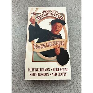 Back to School Rodney Dangerfield 1986 VHS video tape 1994 release comedy